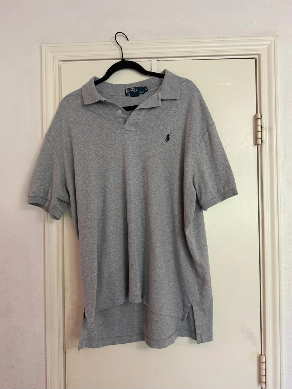 XL Ralph Lauren Heather Gray Polo with Embroidered Pony